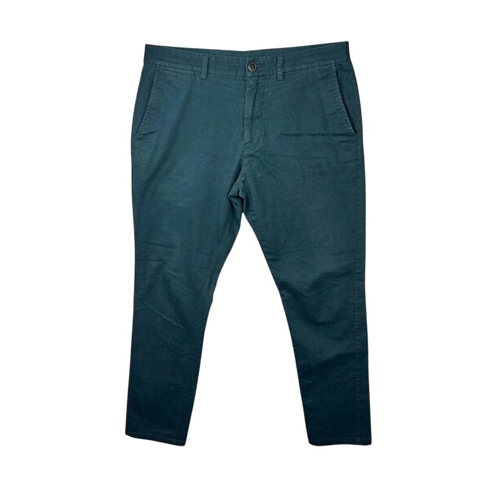 Slacks 34x34 Jewel-Tone Dark Bluish Green Old Navy